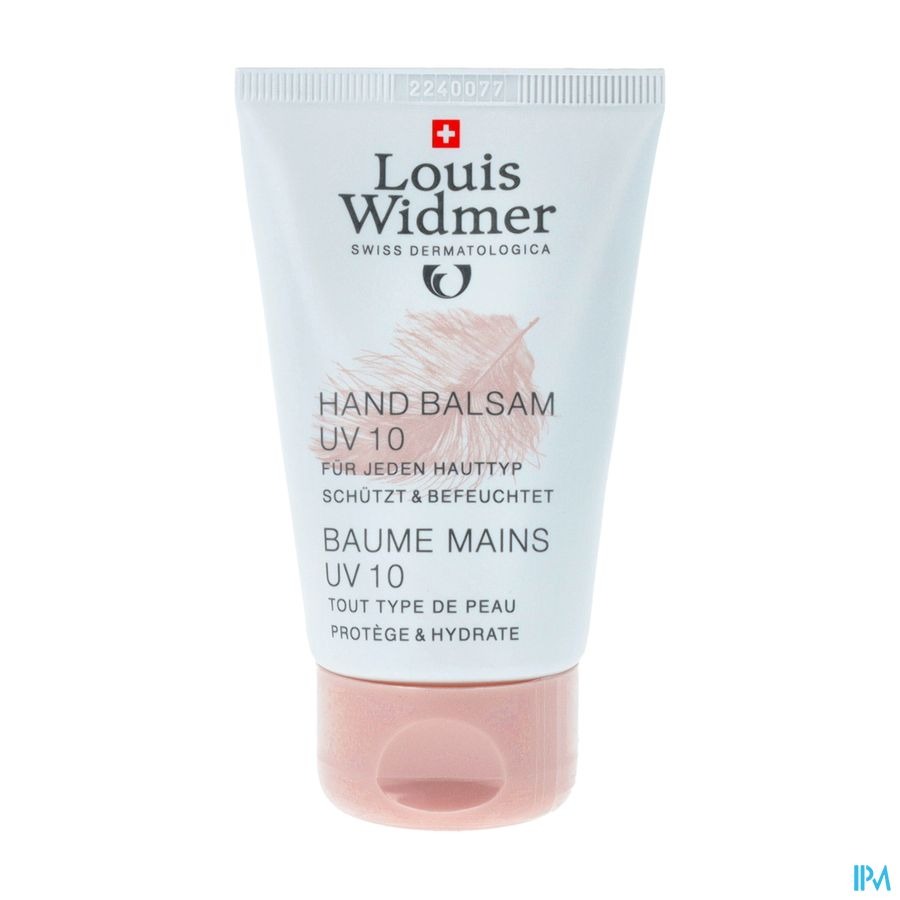 Louis Widmer Baume Mains SPF10 Avec Parfum 50ml