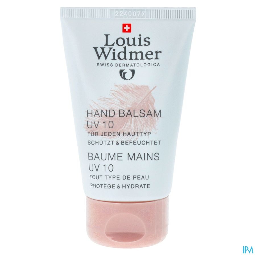 Louis Widmer Baume Mains SPF10 Avec Parfum 50ml
