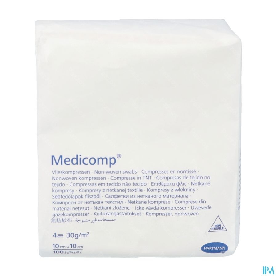 Medicomp 10x10cm 4pl. Nst. 100 P/s