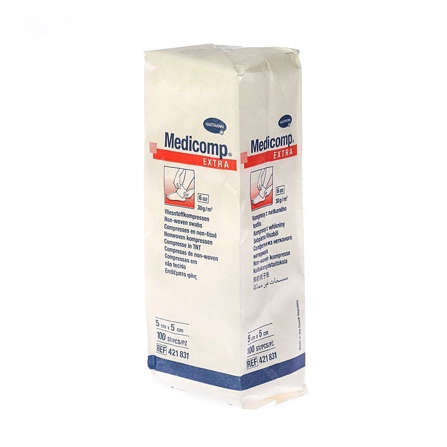 Medicomp 5x5cm 6pl. Nst. 100 P/s