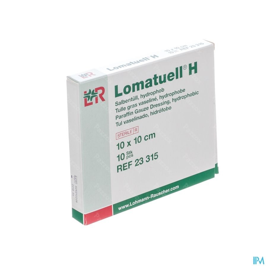 Lomatuell H Compresse Ster 10x10cm 10 23315