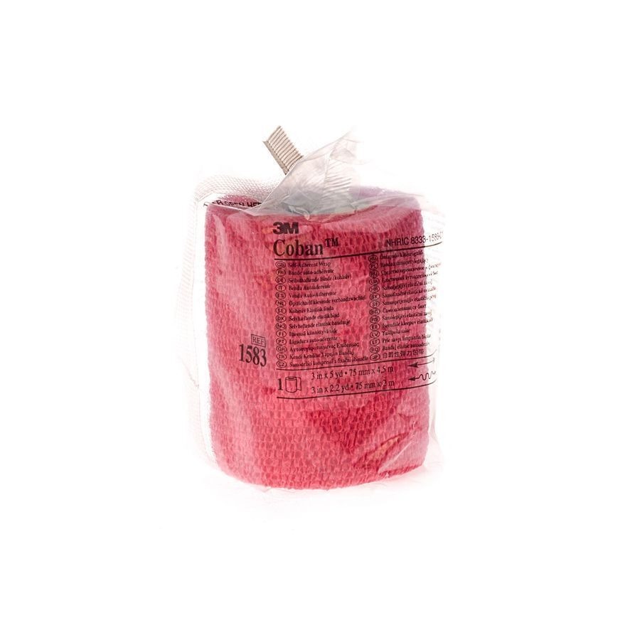 Coban 3m Bandage El. Red Roul. 7,5cmx4,57m 1583/r