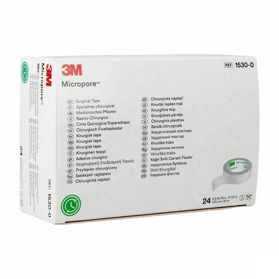 Micropore 3m Sparadrap 12mmx9,14m Rouleau 24 1530