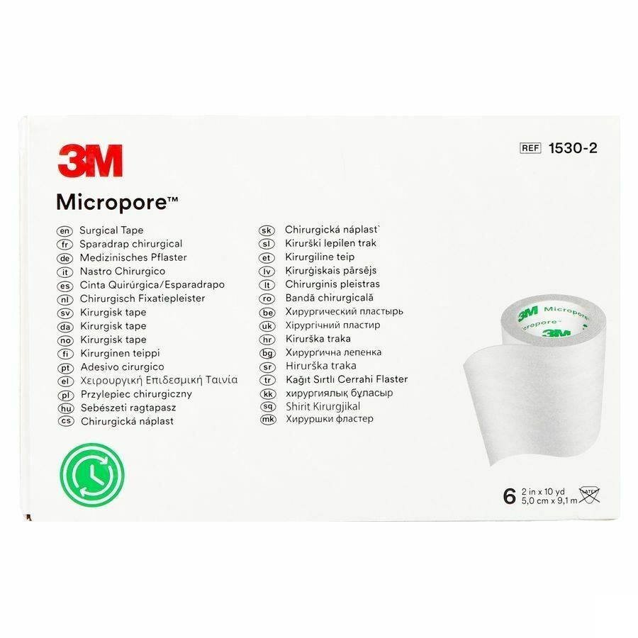 Micropore 3m Sparadrap 50mmx9,14m Rouleau 6 1530