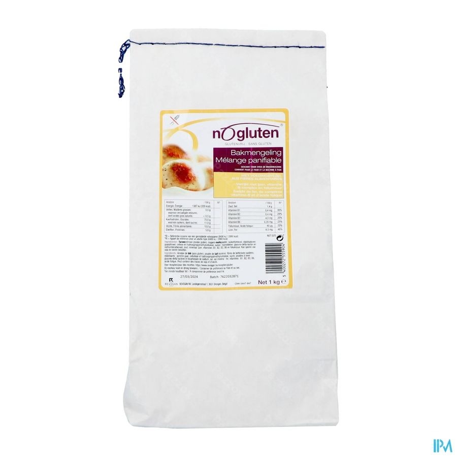 Nogluten Melange Panif.+fibres 1kg 5590 Revogan