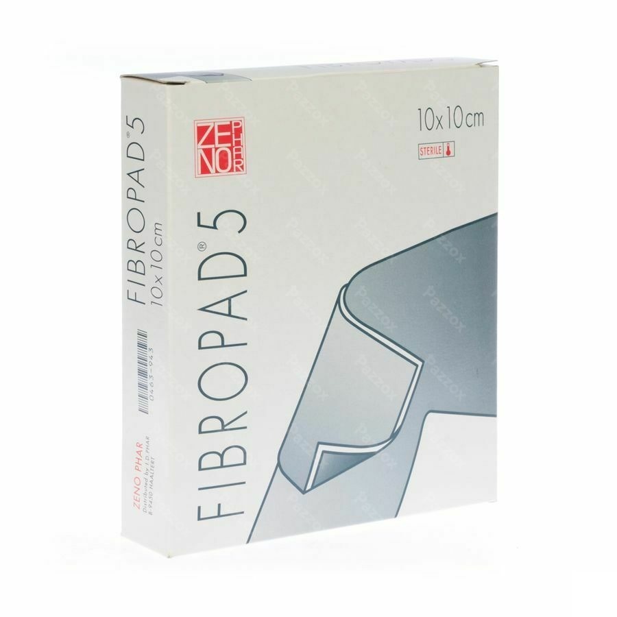 Fibropad 5 10,0x10,0cm 10 Compresse Ster N/adh