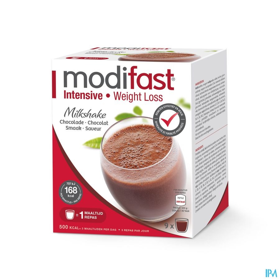 Modifast Intensive Milkshake Chocolat Sach 9