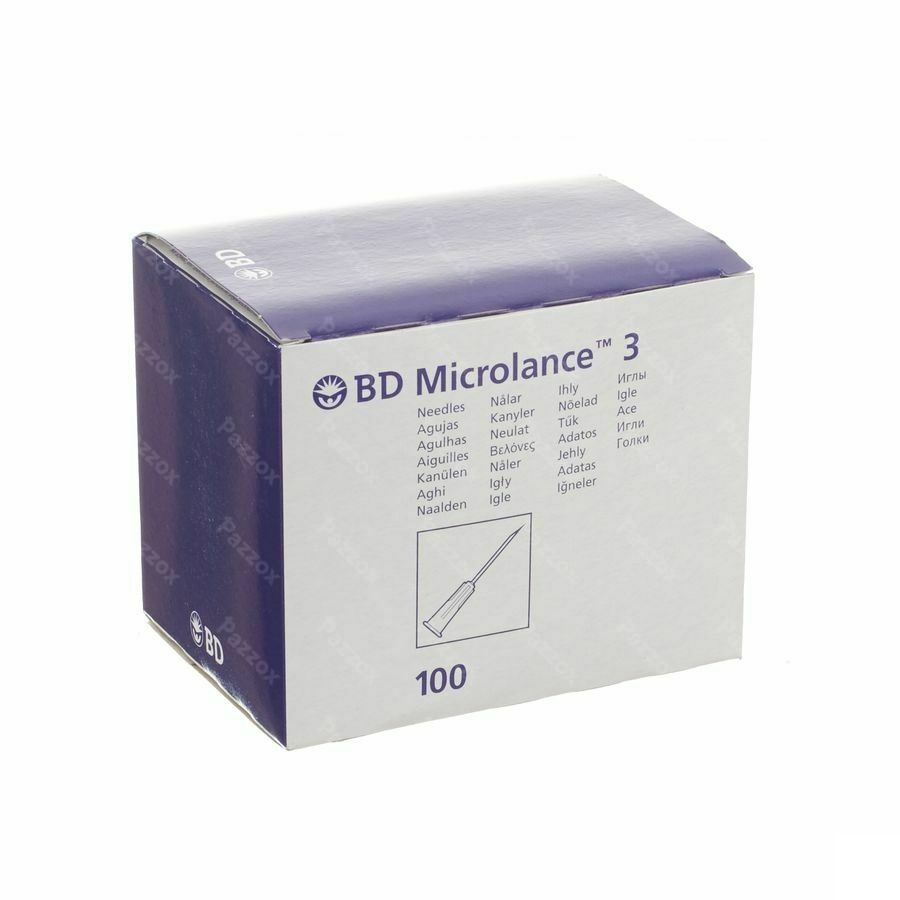 Bd Microlance 3 Aig.30g 1/2 Rb 0,3x13mm Jaune 100
