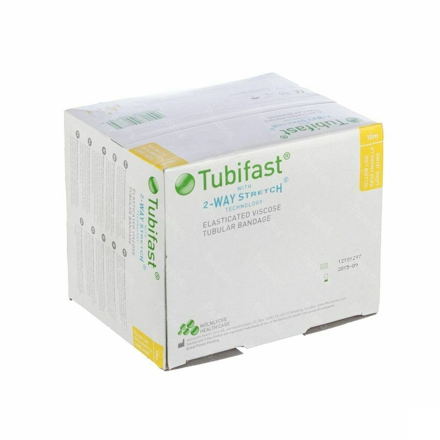 Tubifast Jaune 10,75cmx10m 1 2440