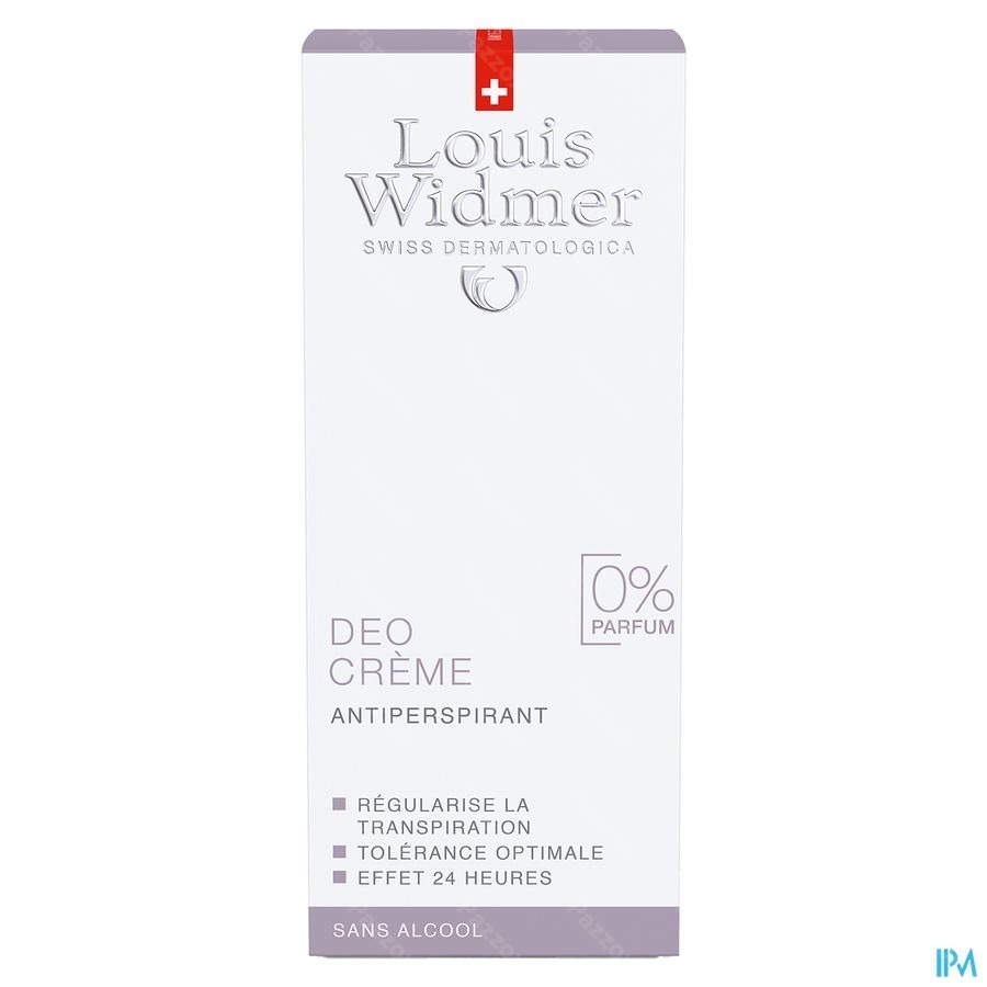 Louis Widmer Deo Creme Sans parfum 40ml