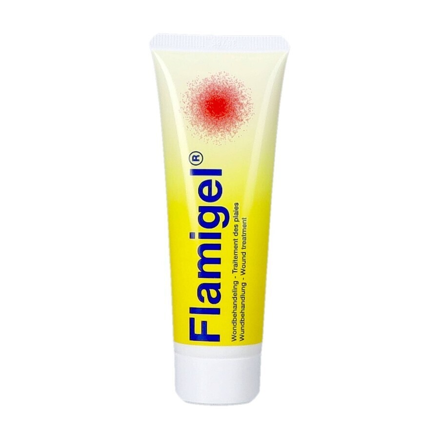 Flamigel Traitement des Plaies pour Peau Endommagée et Petites Plaies 50g