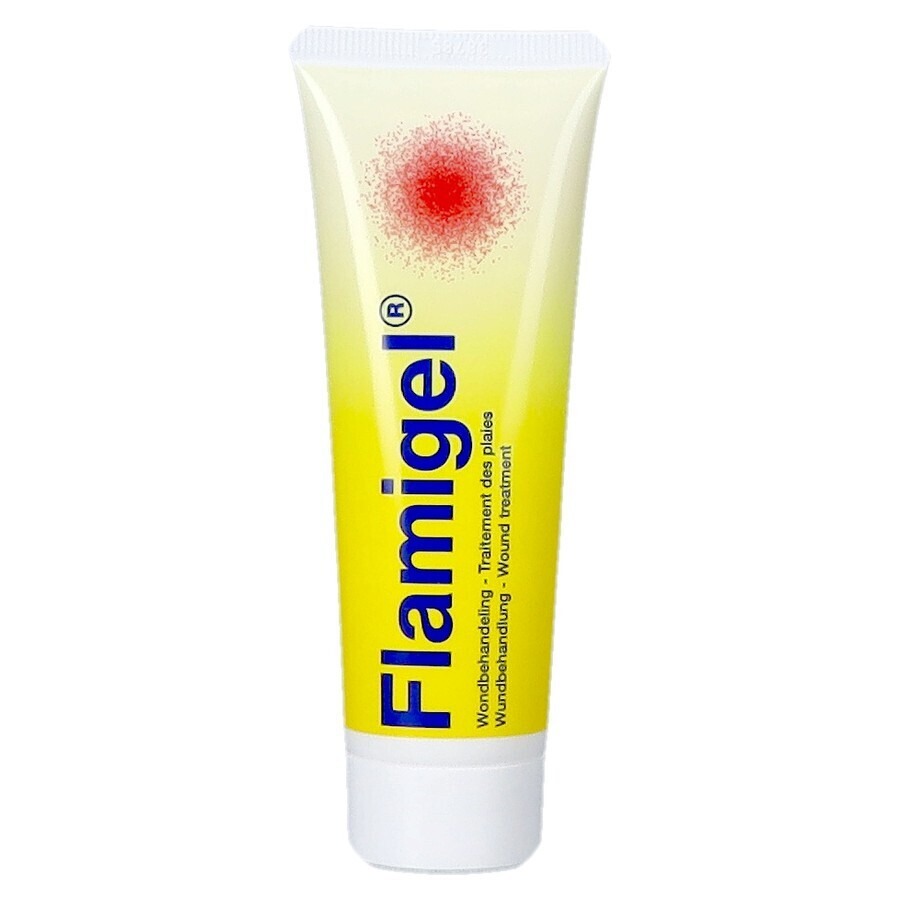 Flamigel Traitement des Plaies pour Peau Endommagée et Petites Plaies 50g