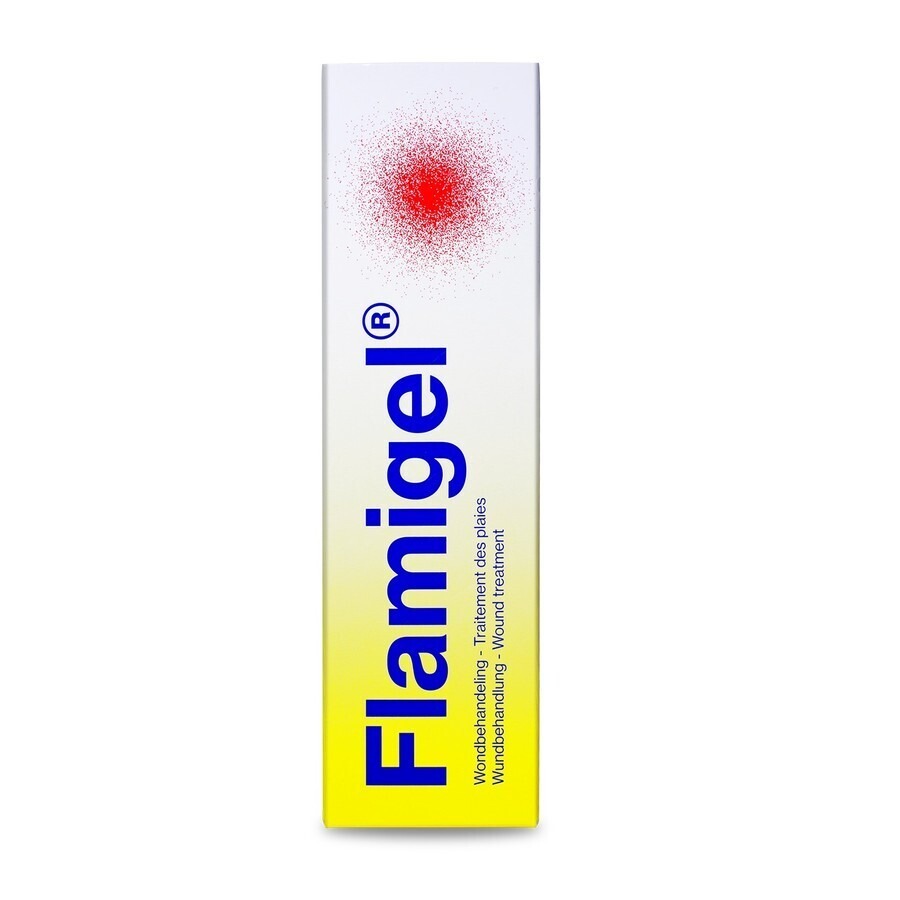 Flamigel Traitement des Plaies pour Peau Endommagée et Petites Plaies 100g