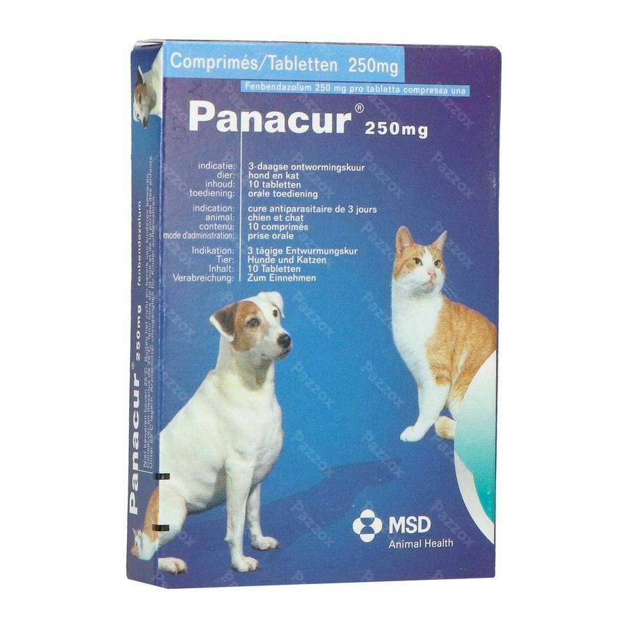 Panacur Comp Vet 10 X 250mg