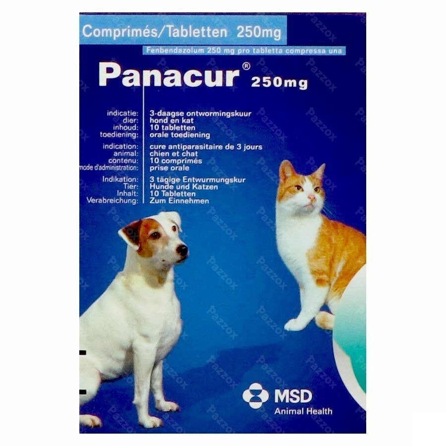 Panacur Comp Vet 10 X 250mg