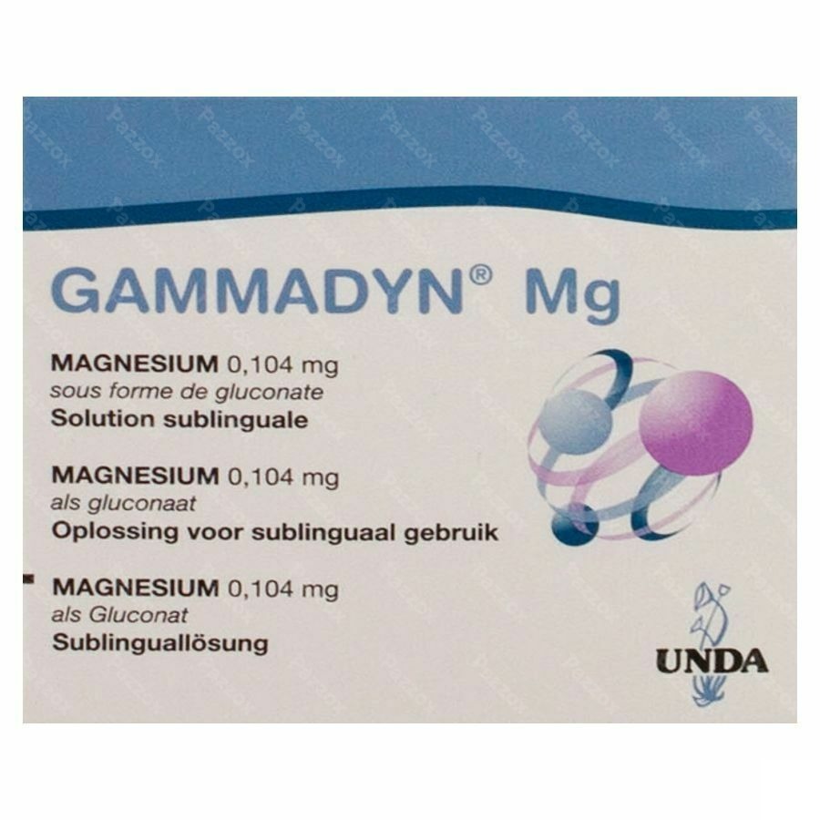 Gammadyn Amp 30 X 2ml mg Unda