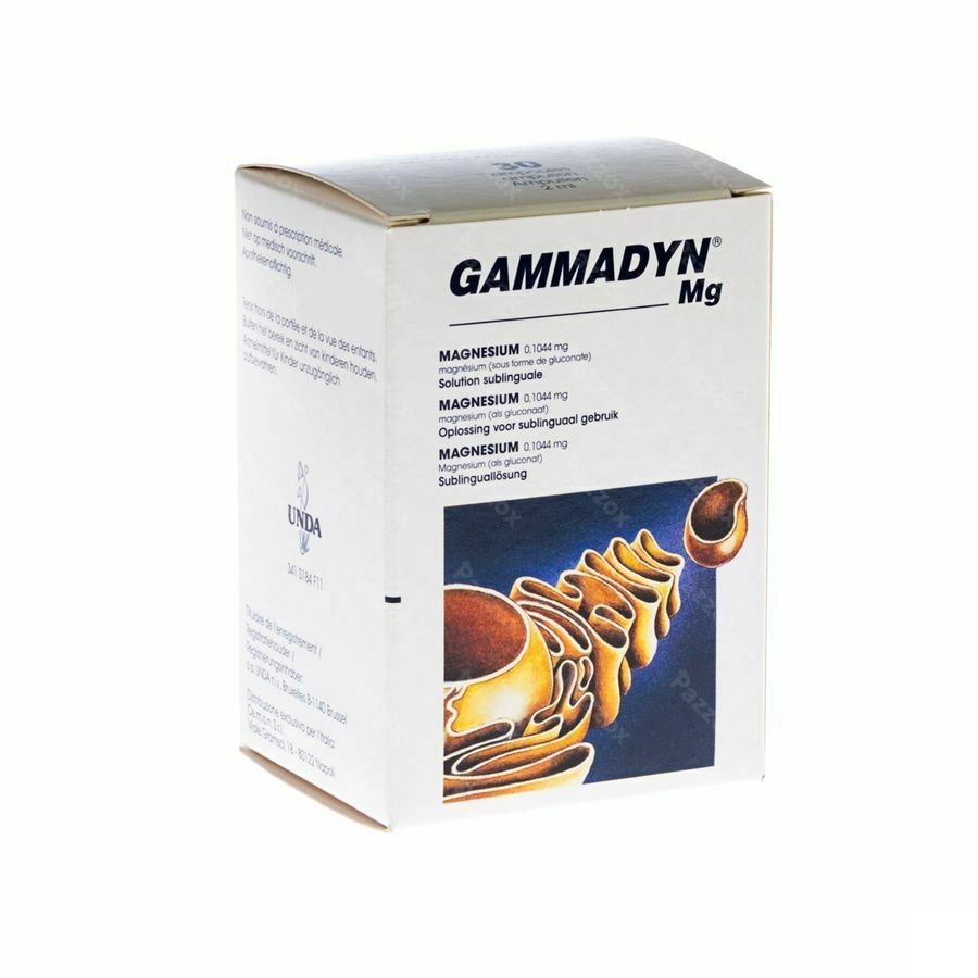 Gammadyn Amp 30 X 2ml mg Unda