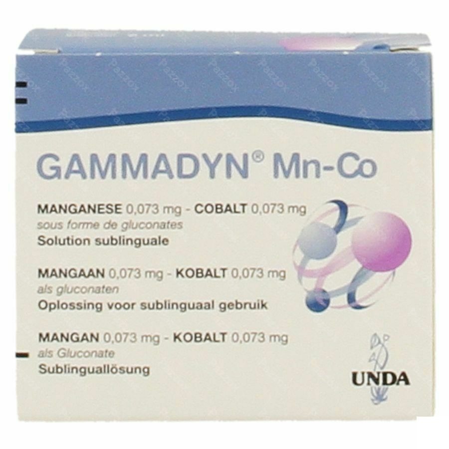 Gammadyn Mn-Co Unda 30 Ampoules