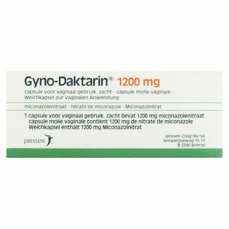 Gyno-daktarin Ovule 1 X 1200mg