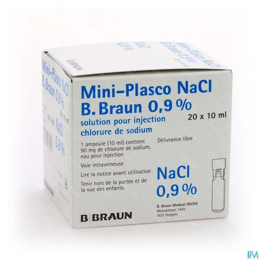 Mini Plasco Nacl 0,9 % Amp20x10ml