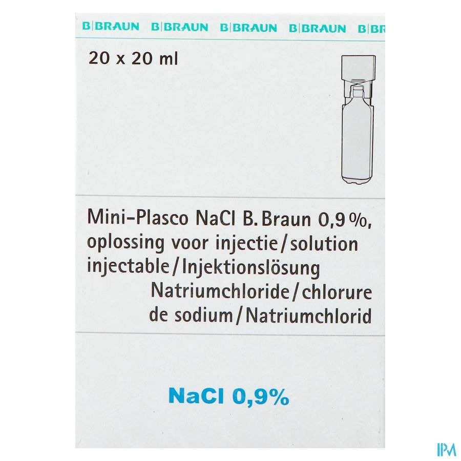 Mini Plasco Nacl 0,9 % Amp20x20ml