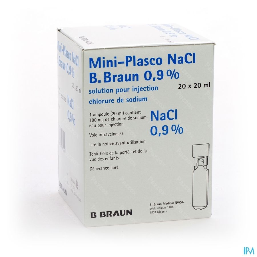 Mini Plasco Nacl 0,9 % Amp20x20ml