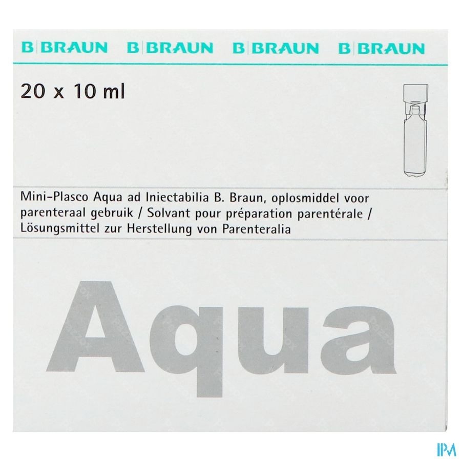 Mini Plasco Aqua Pro Inj Amp20x10ml