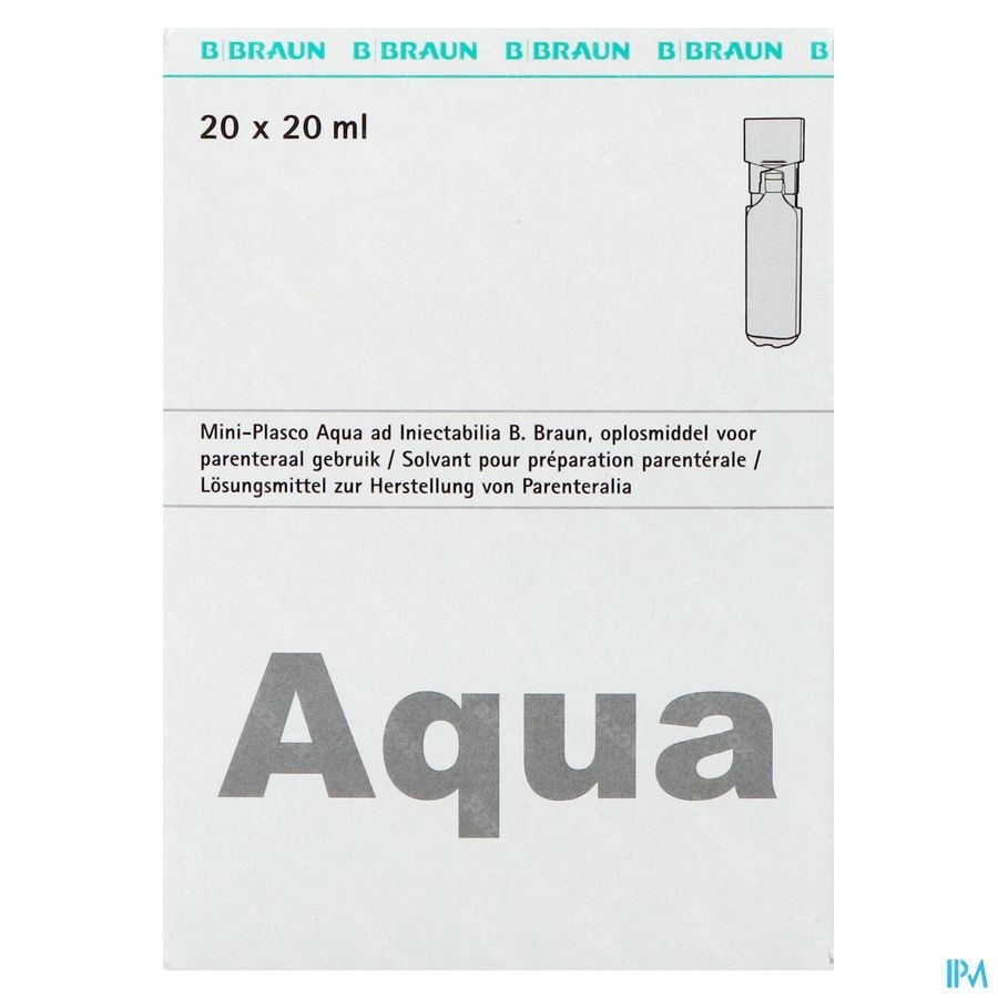 Mini Plasco Aqua Pro Inj Amp20x20ml