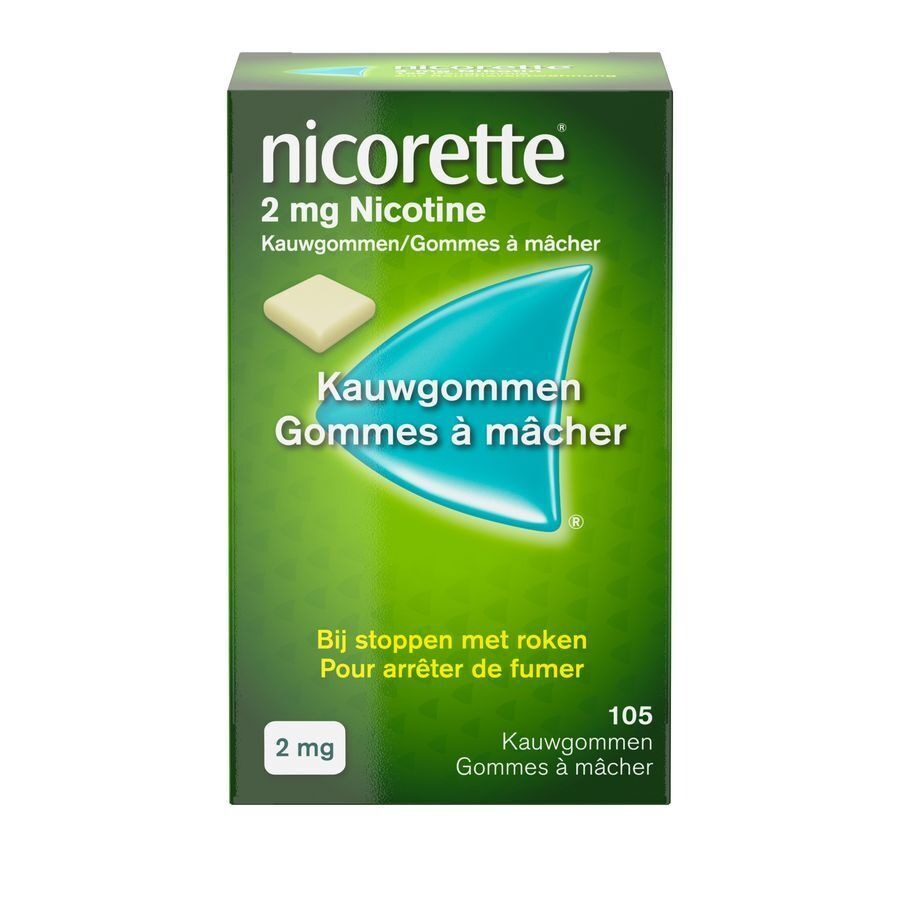 Nicorette Gomme Mach S/sucre 105x2mg