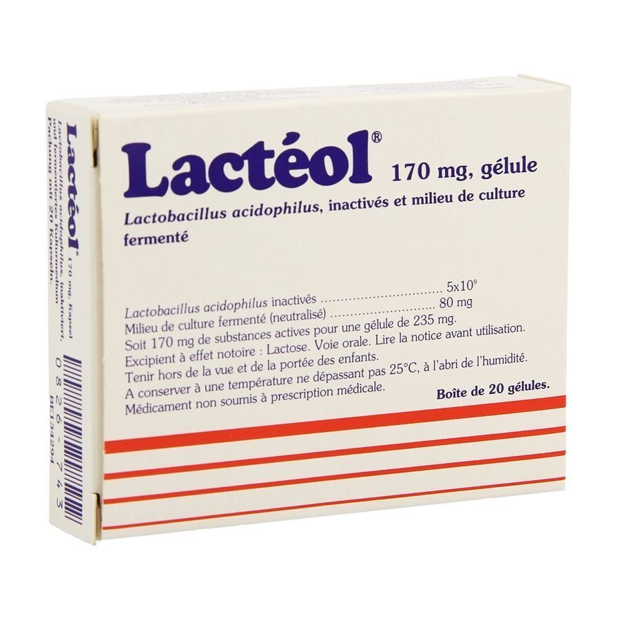 Lacteol 170mg Caps 20