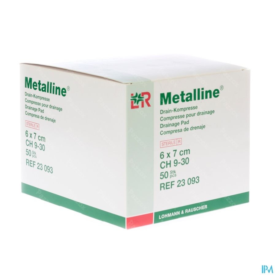 Metalline Compresse Drainage Ster 6x7cm 50 23093