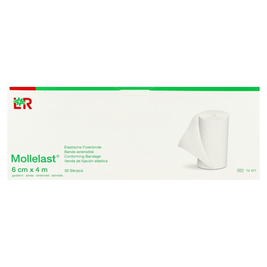 Mollelast Bande Gaze Elast Cello 6cmx4m 14411