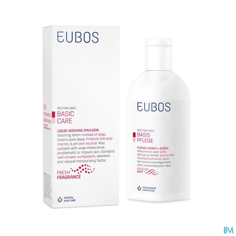 Eubos Savon Liquide Rose 200ml