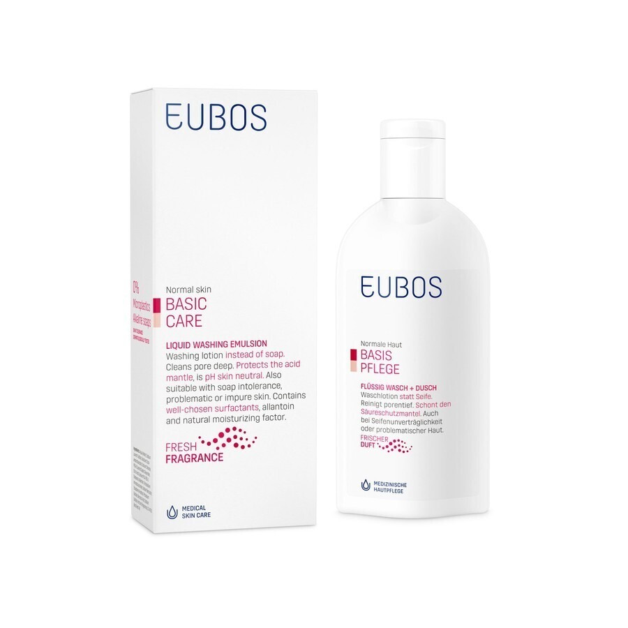 Eubos Savon Liquide Rose 200ml