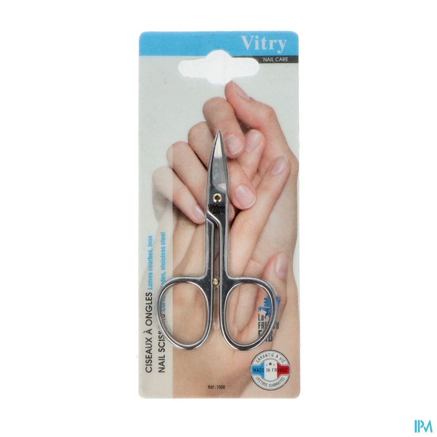 Ciseaux Ongles Courbes Inox Brillants