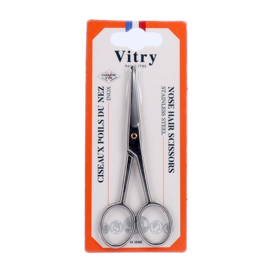 Ciseaux Poils Du Nez Inox Brillants