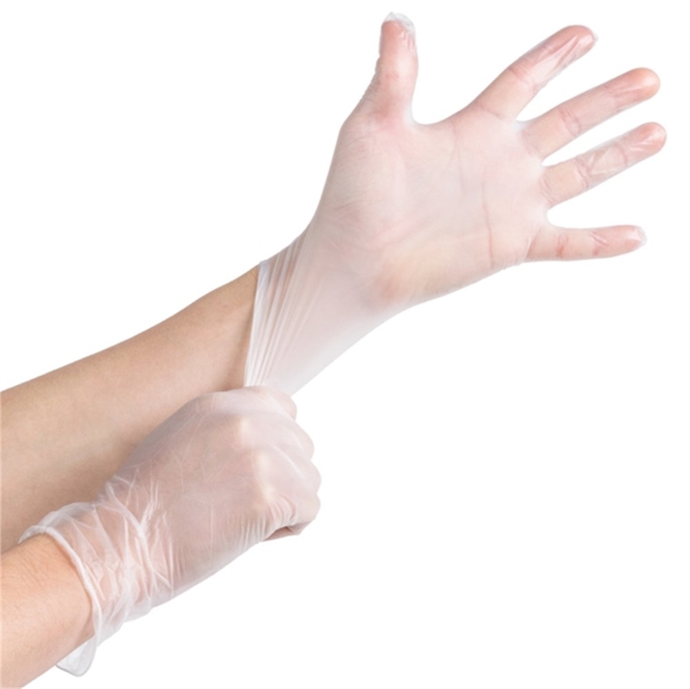 Gants Small Vinyle Stretch Sans Poudre Blanc 100 Pièces