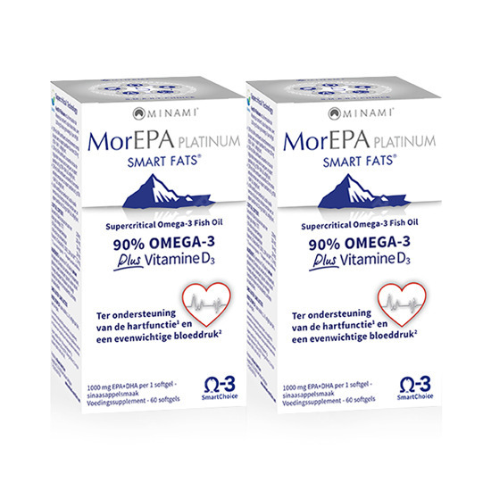 Minami Morepa Platinum + Vit D3 Duopack 2x60 Softgels