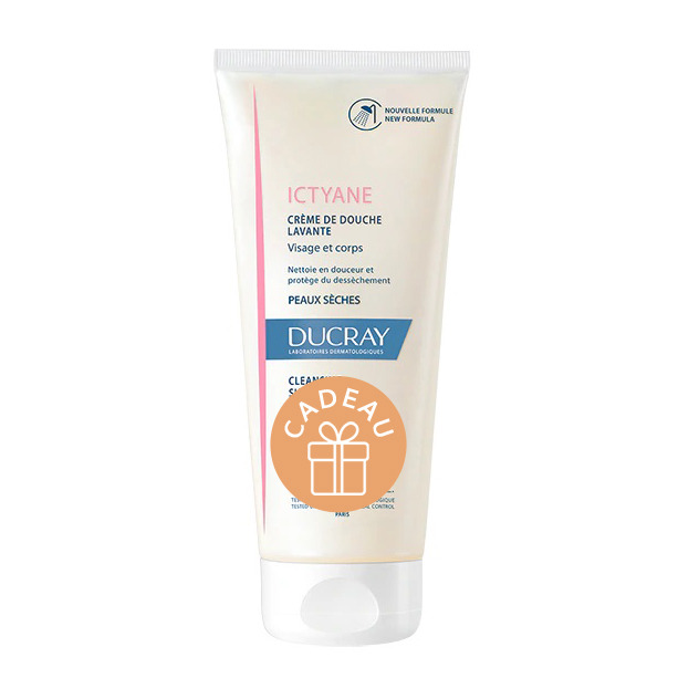 Ducray Ictyane Creme De Douche 200ml Gratuit