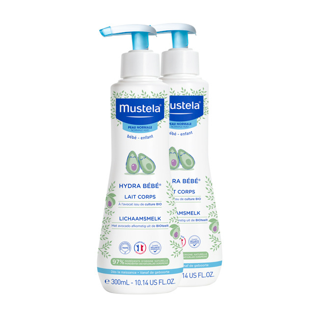 Mustela Lait Corps 300ml 1+1 Gratuit