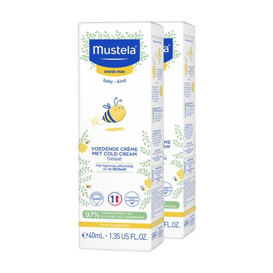 Mustela Creme Nourrissante Cold Cream 40ml 1+1 Gratuit