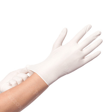 Gants Klinion Large Nitrile Blanc Non Poudre 150 Pieces