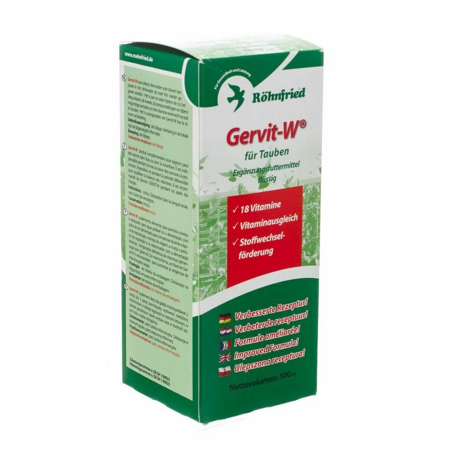 Gervit W Sol Buv 500ml Vente Interd