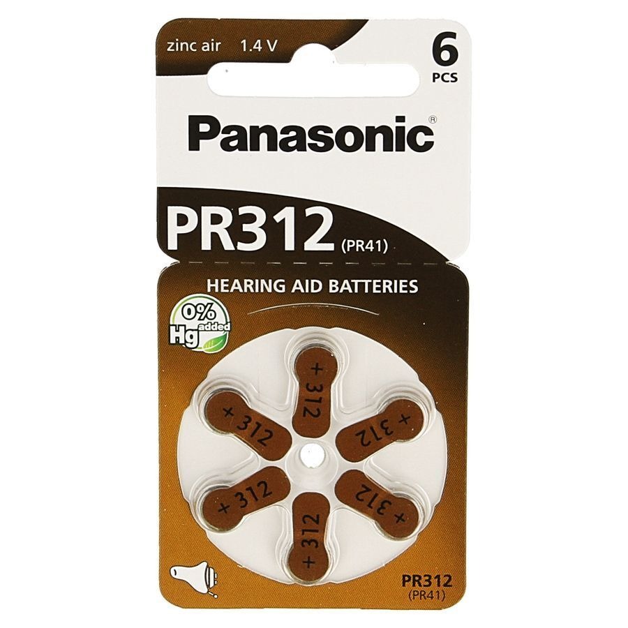 Panasonic Batterie Appareil Oreille Pr 312h 6