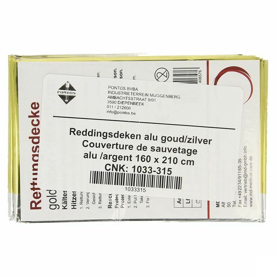 Topmed Couverture Sauvetage Alum.