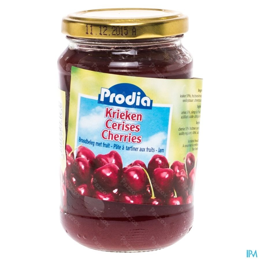 Prodia Confiture Cerise+fructose 370g 6093 Revogan