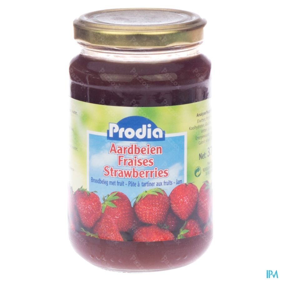 Prodia Confiture Fraise+fructose 370g 6090 Revogan