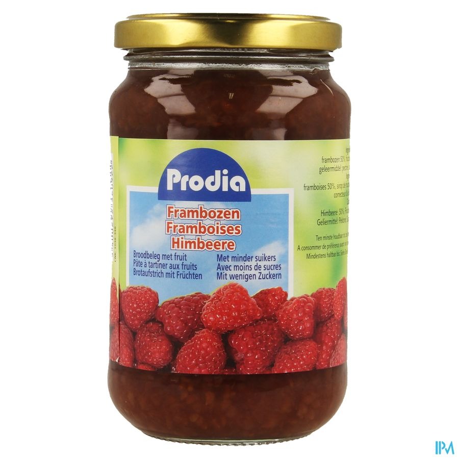 Prodia Confiture Framb.+fructose 370g 6092 Revogan