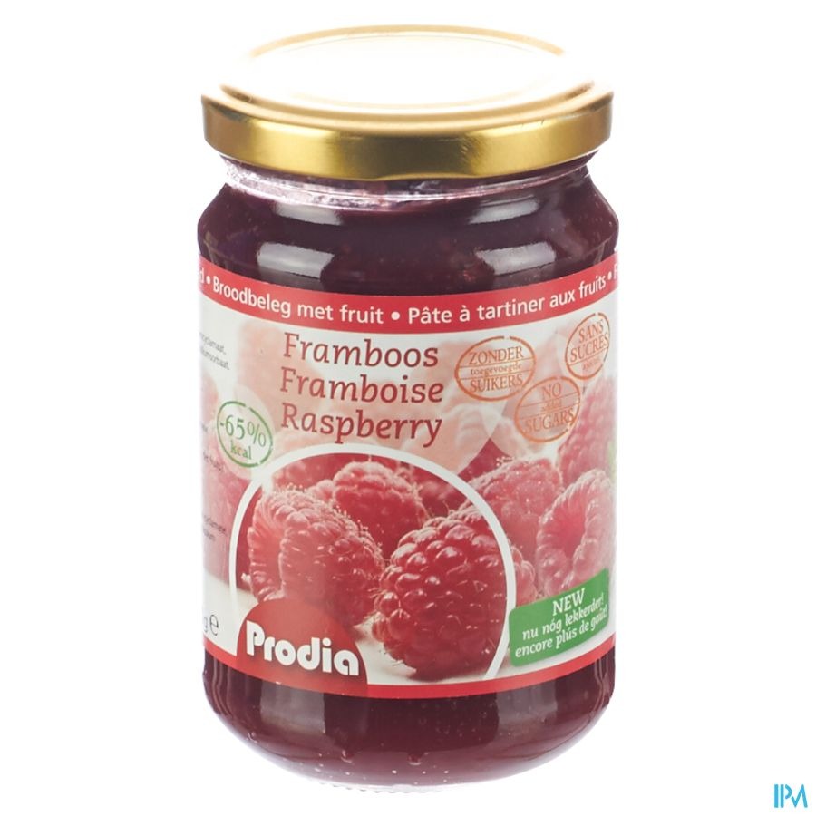 Prodia Confiture Framb.+fructose 370g 6092 Revogan