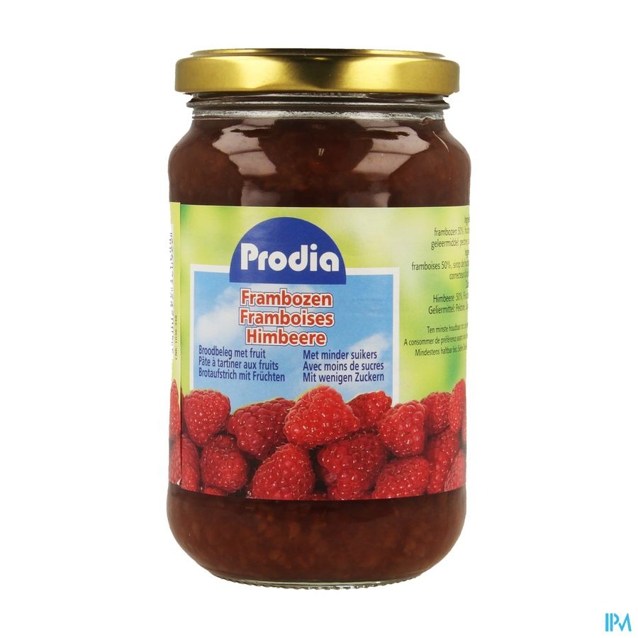 Prodia Confiture Framb.+fructose 370g 6092 Revogan